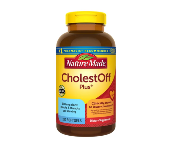 Viên Uống Giảm Cholesterol CholestOFF Plus Nature Made 210 Viên - Hỗ Trợ Tim Mạch, Tăng Cường Sức Khỏe
