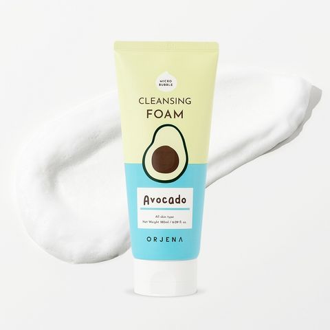 Sữa rửa mặt Orjena chiết xuất quả bơ 180ML - Sạch sâu, giữ ẩm và làm mềm da, phù hợp cho mọi loại da, sản phẩm cao cấp Hàn Quốc