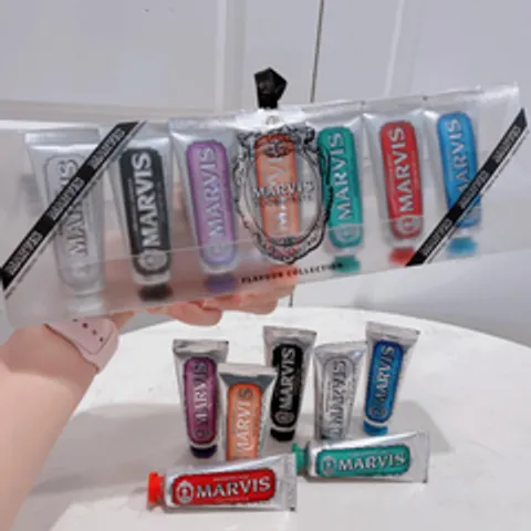 Set 7 Tuýp Kem Đánh Răng Marvis Mini 25ml – Trải Nghiệm Đa Dạng Hương Vị