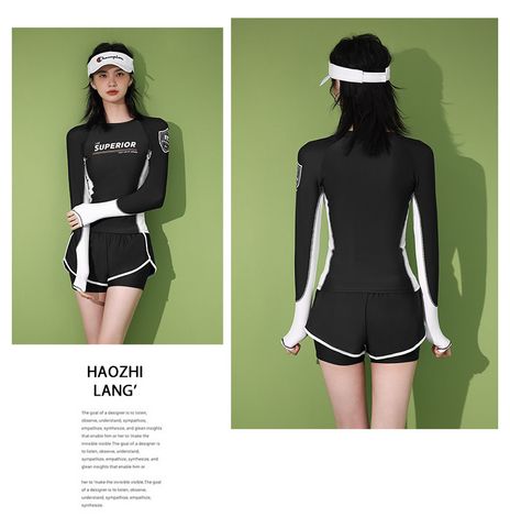 Bộ đồ bơi bikini nữ dài tay xinh xắn kín đáo ( Tặng kèm 1 cặp mút ngực )