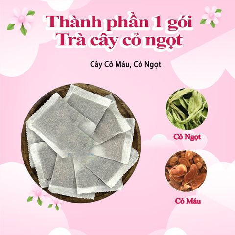Trà Cây Cỏ Máu Hộp 30 Túi Lọc - Thảo Dược Giúp Bồi Bổ Khí Huyết và Cải Thiện Giấc Ngủ, Sản Phẩm Từ Siêu Thị Thiên Nhiên