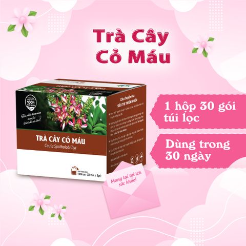 Trà Cây Cỏ Máu Hộp 30 Túi Lọc - Thảo Dược Giúp Bồi Bổ Khí Huyết và Cải Thiện Giấc Ngủ, Sản Phẩm Từ Siêu Thị Thiên Nhiên