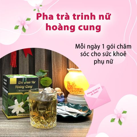 Trà Trinh Nữ Hoàng Cung Hộp 30 Túi Lọc - Giải Độc, Thanh Nhiệt Từ Thiên Nhiên - Trà Thảo Mộc Việt Nam Chất Lượng Cao