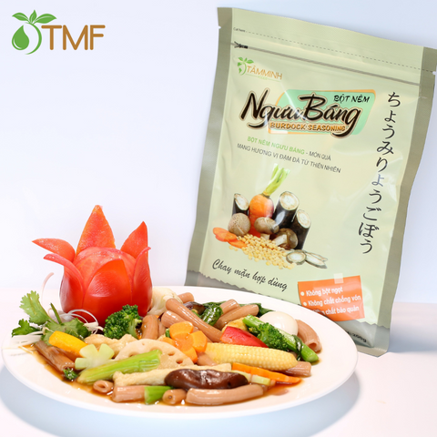Bột Nêm Ngưu Báng 450g Tâm Minh Foods - Gia Vị Tự Nhiên Không Bột Ngọt, An Toàn cho Bé Ăn Dặm 100% Từ Thiên Nhiên