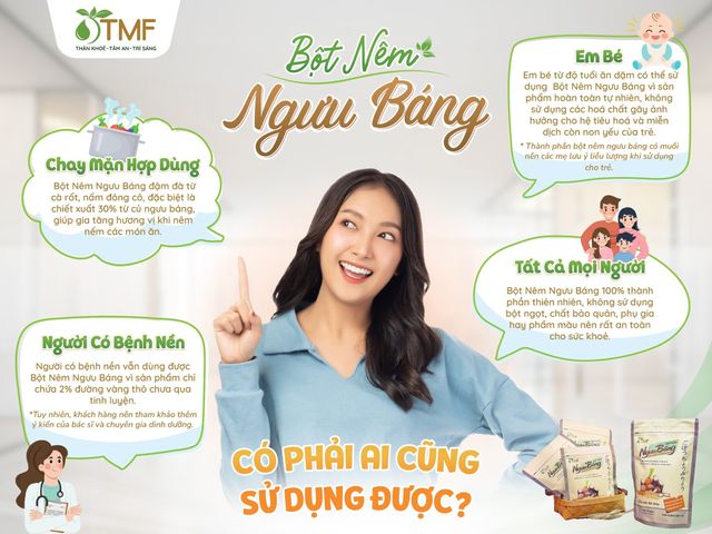 Bột Nêm Ngưu Báng 1kg Tâm Minh Foods - Gia Vị Tự Nhiên, Không Bột Ngọt, An Toàn Cho Bé Ăn Dặm, Hương Vị Đậm Đà Từ Thiên Nhiên