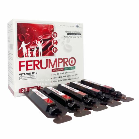 FerumPro - Bổ sung Sắt,  hỗ trợ giảm thiếu máu (H/20 ống)