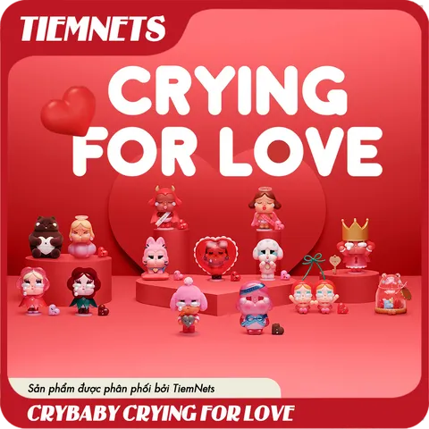 Mô Hình Blind Box Crybaby Crying for Love - Bộ Sưu Tập Popmart với 14 Nhân Vật Độc Đáo và Những Yếu Tố Bí Mật