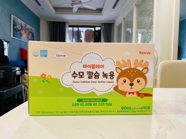 Canxi nhung hươu Sumo giúp hỗ trợ phát triển chiều cao cho bé