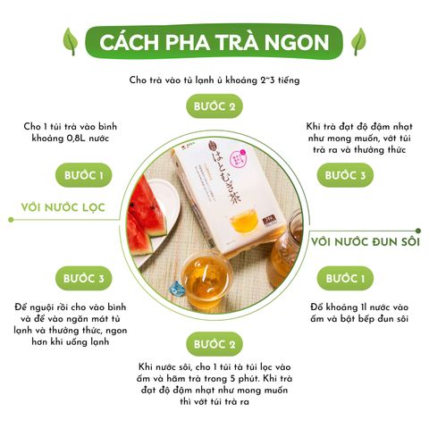 Combo Trà Hạt Ý Dĩ Và Trà Đậu Tương Đen - Yuzuha Shop