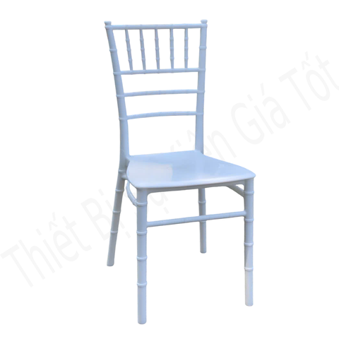 Ghế nhựa sự kiện dáng Chiavari - Tiffany - Queen - King  - đúc nhựa nguyên khối