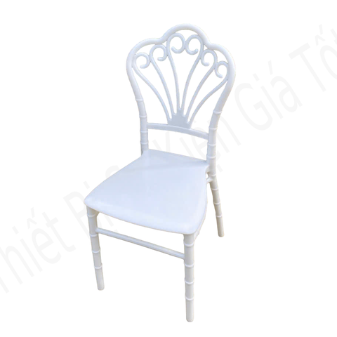 Ghế nhựa sự kiện dáng Chiavari - Tiffany - Queen - King  - đúc nhựa nguyên khối