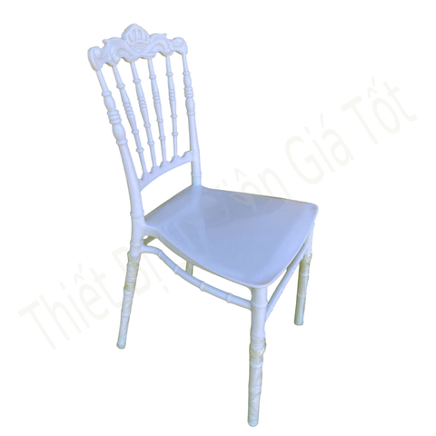 Ghế nhựa sự kiện dáng Chiavari - Tiffany - Queen - King  - đúc nhựa nguyên khối