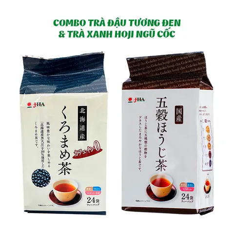 Combo Trà Đậu Tương Đen Và Trà Ngũ Cốc Kaori - Yuzuha Official Store