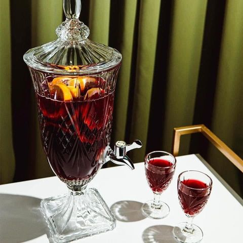 Bình Nước Pha Lê Godinger Dublin 2L - Sang Trọng, Thủy Tinh Cao Cấp, Đựng Đồ Uống, Phù Hợp Cho Tiệc và Gia Đình