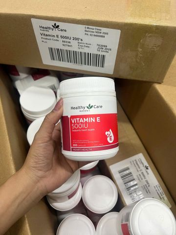 Viên uống Vitamin E 500IU Healthy Care 