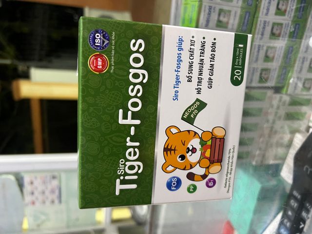 Chất xơ Tiger Fosgos cho bé - Hỗ trợ nhuận tràng, giảm táo bón, an toàn và hiệu quả cho trẻ nhỏ