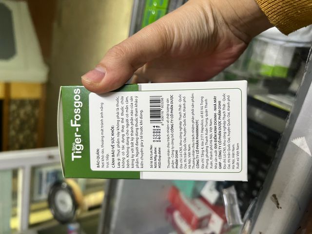 Chất xơ Tiger Fosgos cho bé - Hỗ trợ nhuận tràng, giảm táo bón, an toàn và hiệu quả cho trẻ nhỏ
