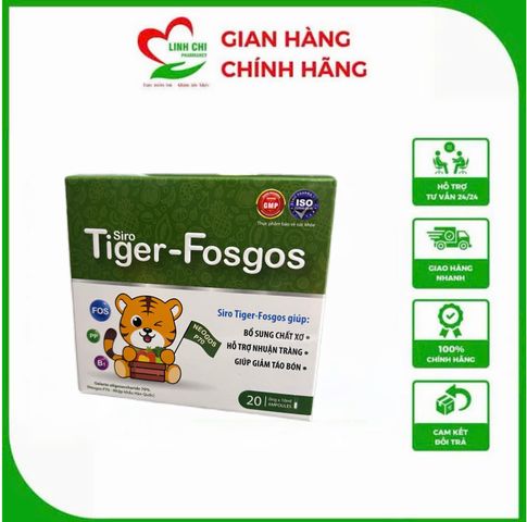 Chất xơ Tiger Fosgos cho bé - Hỗ trợ nhuận tràng, giảm táo bón, an toàn và hiệu quả cho trẻ nhỏ