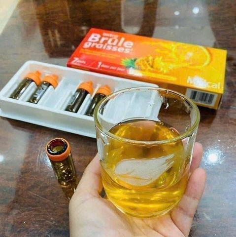 Nước Uống Giảm Béo Nội Tạng Milical Extra Brule Graisses 7 Ống 10ml - Detox Cam Dứa, Giảm Cân Khỏe Mạnh, Phù Hợp Với Người Béo Bụng