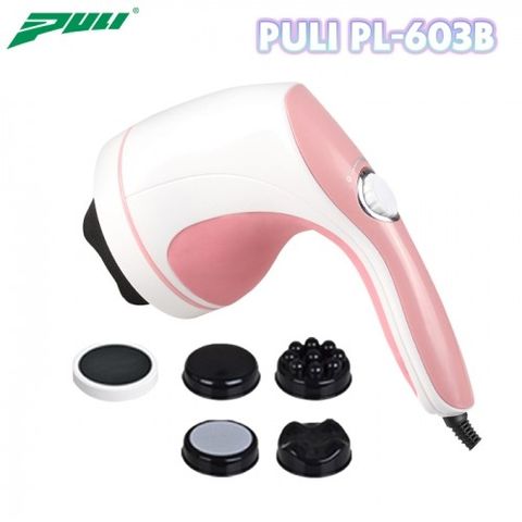 Máy Massage Bụng Cầm Tay Puli PL-603B - Công Nghệ Rung và Hồng Ngoại, Giảm Mỡ Bụng Hiệu Quả Với 4 Đầu Massage Chuyên Dụng