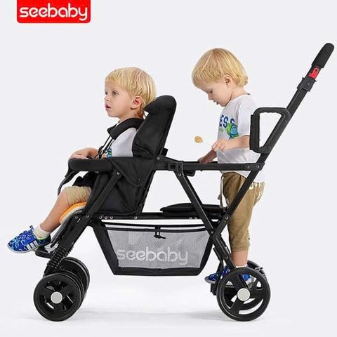 Xe Đẩy Đôi Seebaby T12