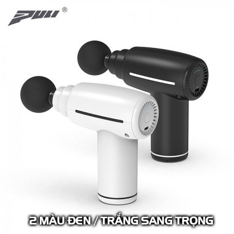 Súng massage giãn cơ mini Puli PL-656 - 6 đầu - Pin sạc