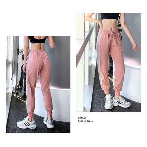 Quần Jogger Nữ Vải Dù Cao Cấp Đen Hồng Xám - Đồ Tập Gym Thời Trang, Thoáng Mát, Năng Động Cho Tất Cả Các Hoạt Động