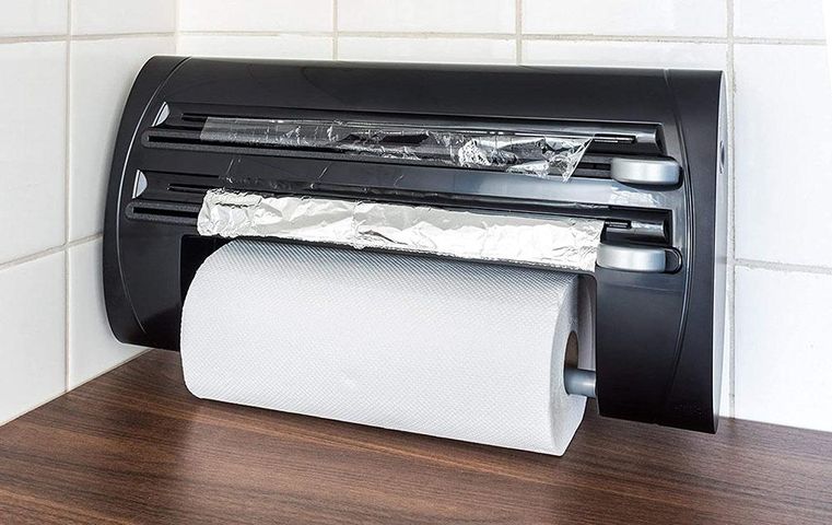 Dụng Cụ Cắt Giấy Nhà Bếp Emsa 509247 - Thiết Kế Tiện Lợi, Cắt Được Cuộn Giấy Rộng 34cm, Công Nghệ Cắt Độc Quyền Từ Đức