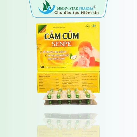 Viên Cam Cum Senpe - Hỗ Trợ Giải Cảm, Giảm Ho, Nhức Đầu, Ngạt Mũi - Hộp 50 Viên Thảo Dược Tự Nhiên
