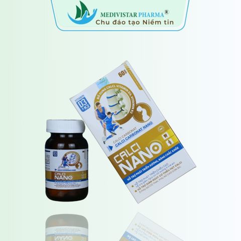 Thực phẩm chức năng CalciNano bổ sung canxi hữu cơ cho người cao tuổi