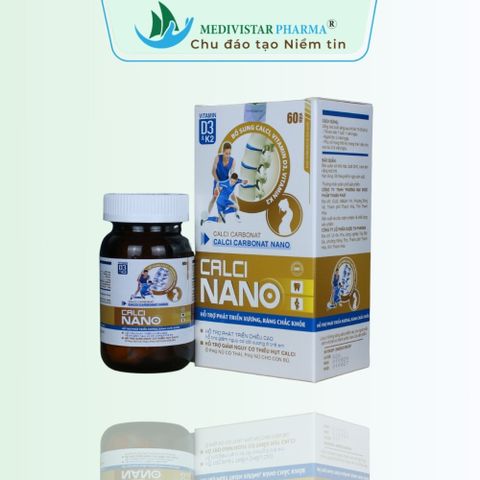 Thực phẩm chức năng CalciNano bổ sung canxi hữu cơ cho người cao tuổi