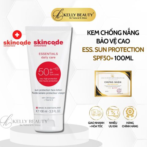 Kem Chống Nắng Skincode Essentials SPF 50+ - Bảo Vệ Da Anti-UV, Không Nhờn, Dành Cho Mọi Loại Da, Không Gây Mụn, Thích Hợp Da Nhạy Cảm