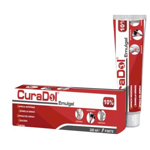 Gel bôi Curadol Med Emugel 100ml - Giảm đau và sưng tấy hiệu quả, hỗ trợ chăm sóc sức khỏe xương khớp, xuất xứ Italy
