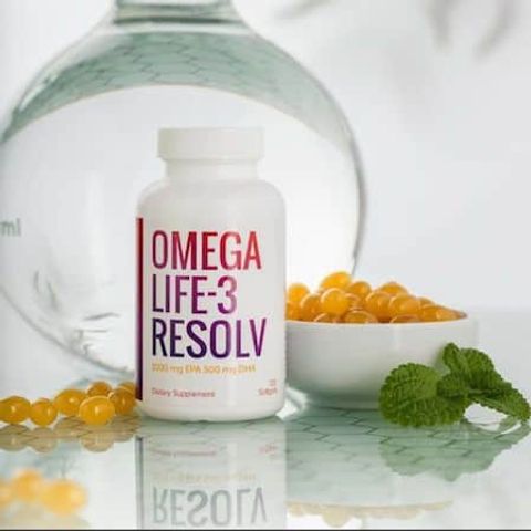 Dầu cá Omega Life3 Resolv Unicity ngăn tim mạch, sáng mắt