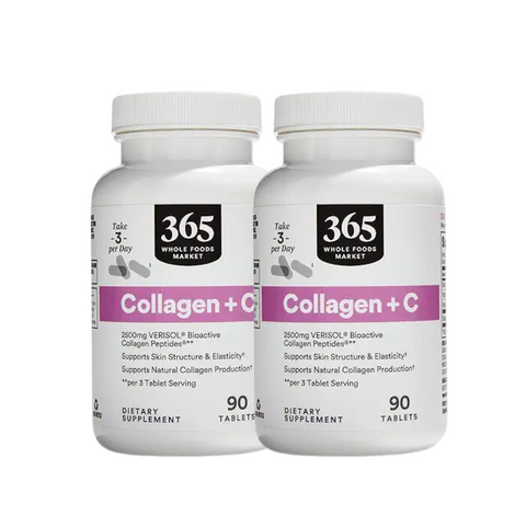 Viên Uống Collagen +C 2500mg 90 Tablets – 365 Whole Foods Market
