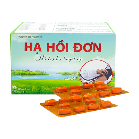 Viên Uống Hạ Hồi Đơn Hỗ Trợ Ổn Định Huyết Áp (hộp/60viên)