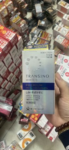 Viên Uống Hỗ Trợ Trắng Da Transino White C Premium 180 Viên - Giảm Nám, Tăng Cường Sáng Da, Hàng Chính Hãng Nhật Bản