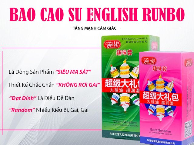 Bao cao su gai bi 6 in 1 Runbo 