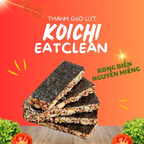 Thanh gạo lứt ăn kiêng người ăn eatclean giảm cân healthy thanh rong biển siêu hạt Bảo Ngọc