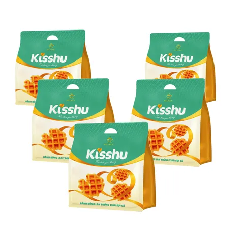Combo 5 túi bánh kishu bông lan Bảo Ngọc bánh ăn sáng, ăn trưa, ăn tối