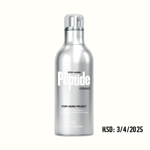 Tinh Chất Sủi Bọt Stop-Aging Peptide Essence 100ml - Serum Tăng Độ Đàn Hồi, Cải Thiện Nếp Nhăn, Xuất Xứ Hàn Quốc