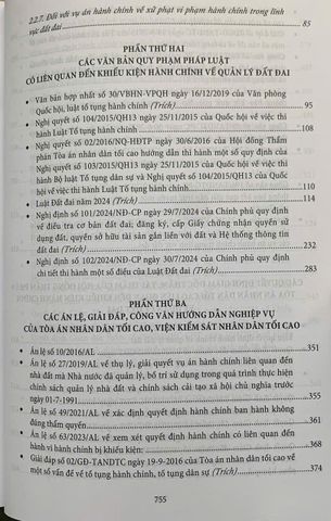 Kỹ Năng Giải Quyết Vụ Án Hành Chính - Cẩm Nang Quản Lý Đất Đai và Thực Tiễn Xét Xử Tòa Án Nhân Dân (Tái Bản 2024)