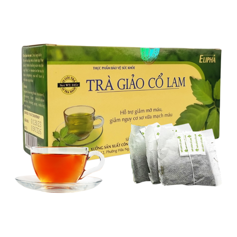 Trà Giảo Cổ Lam, Hạn Chế Lão Hóa, Giảm Căng Thẳng Mệt Mỏi (12gói x 2g)
