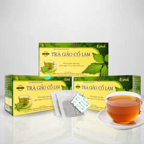 Trà Giảo Cổ Lam, Hạn Chế Lão Hóa, Giảm Căng Thẳng Mệt Mỏi (12gói x 2g)