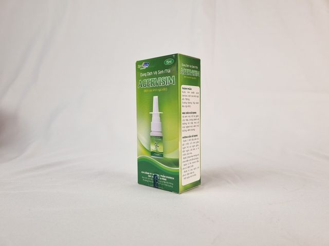 Xịt Mũi AGERVISIM Vệ Sinh Mũi, Giảm Sổ Mũi, Ngẹt Mũi Và Viêm Xoang (Chai 15ml)