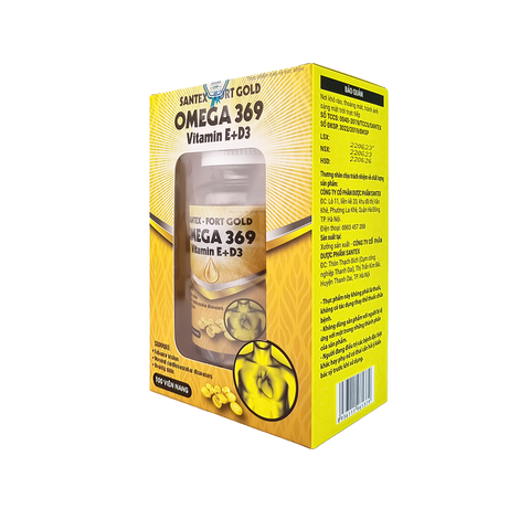 Viên Uống OMEGA369 Hỗ Trợ Sức Khỏe Tim Mạch Và Bồi Bổ Thị Lực (Hộp 100 viên)
