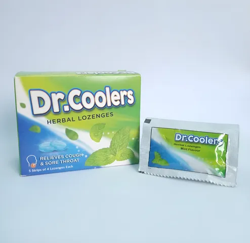 Viên Ngậm Dr.Coolers Giảm Ho, Đau Rát Họng (Hộp /20 viên)