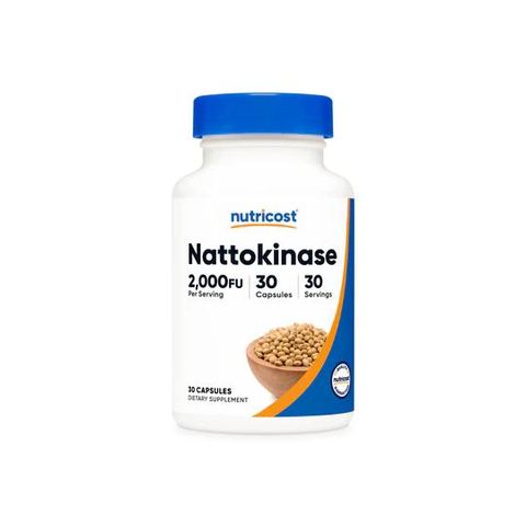 Viên uống Nattokinase 100mg Nutricost - Hỗ trợ tuần hoàn máu, tim mạch và huyết áp khỏe mạnh - 30 viên