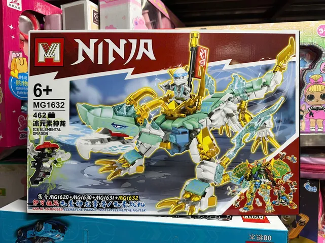 Bộ đồ chơi lắp ráp Ninja rồng xanh MG1631 MG1632 - Đồ chơi phát triển tư duy sáng tạo cho trẻ từ 6 tuổi trở lên