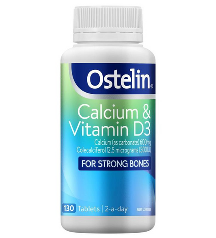 Viên uống Ostelin Calcium & Vitamin D3 - Hỗ trợ chắc khỏe xương, Ngăn ngừa loãng xương, 130 viên nhập khẩu từ Mỹ